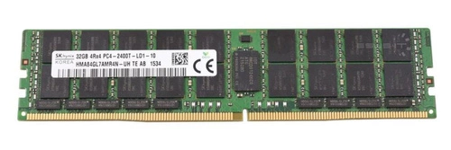 Mémoire RAM 1x 32GB Hynix LOAD REDUCED DDR4 4Rx4 2400MHz PC4-19200 LRDIMM | HMA84GL7AMR4N-UH