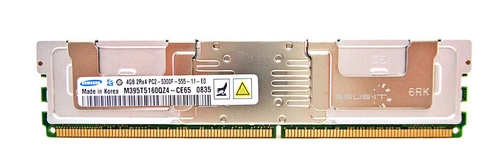 Mémoire RAM 1x 4GB Samsung FULLY BUFFERED DDR2 667MHz PC2-5300 FULLY BUFFERED | M395T5160QZ4-CE65
