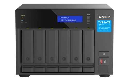 Serveur NAS QNAP TVS-h674-i3-16G 6x SSD | HDD SATA 16GB RAM