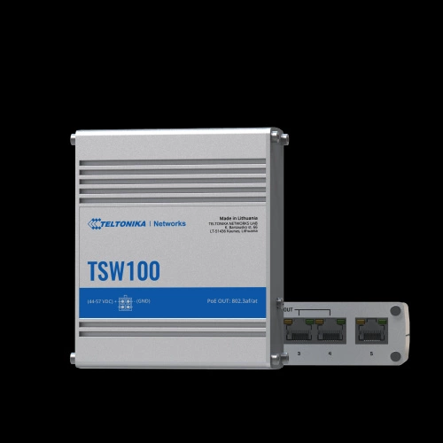 Commutateur Teltonika TSW100 5x 1Gb 120 W PoE+