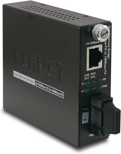 Convertisseur de média Planet FST-802 1x SFP  1x RJ-45