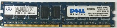 Mémoire RAM 1x 2GB DELL PowerEdge & Precision Workstation DDR2 667MHz ECC UNBUFFERED DIMM | SNPF6802C/2G