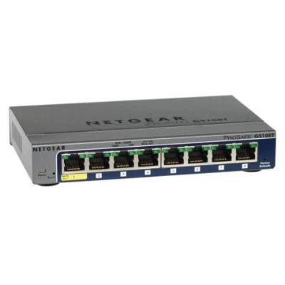 Przełącznik Netgear GS108T-200GES | 128 kB | 16 Gb/s | 8x Port Ethernet