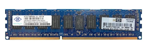 Mémoire RAM 1x 2GB Nanya ECC REGISTERED DDR3 1333MHz PC3-10600 RDIMM | NT2GC72B8PA0NL-CG