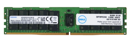 Mémoire RAM 1x 64GB Samsung ECC REGISTERED DDR4 2Rx4 3200MHz PC4-25600 RDIMM | M393A8G40AB2-CWE