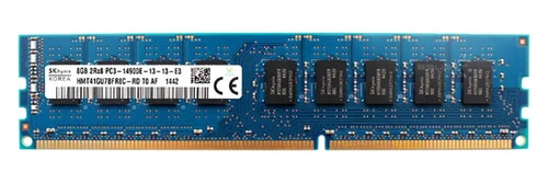Mémoire RAM 1x 8GB Hynix ECC UNBUFFERED DDR3 1866MHz PC3-14900 UDIMM | HMT41GU7BFR8C-RD