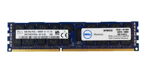 Mémoire RAM 1x 8GB Hynix ECC REGISTERED DDR3 2Rx4 1333MHz PC3-10600 RDIMM | HMT31GR7EFR4A-H9