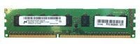 Mémoire RAM 1x 4GB Micron ECC UNBUFFERED DDR3 2Rx8 1600MHz PC3-12800 UDIMM | MT18KSF51272AZ-1G6