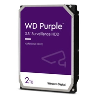 Disque dur Western Digital PURPLE 3.5'' HDD 2TB 5400RPM SATA 6Gb/s 64MB | WD23PURZ
