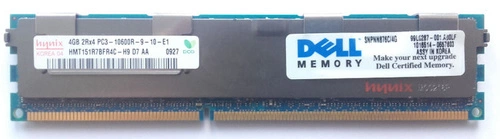 Mémoire RAM 1x 4GB DELL PowerEdge & Precision Workstation DDR3 1333MHz ECC REGISTERED DIMM | SNPNN876C/4G