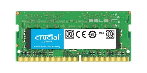 Mémoire RAM 1x 4GB Crucial SO-DIMM DDR4 2666MHz PC4-21300 | CT4G4SFS6266