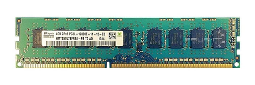 Mémoire RAM 1x 4GB Hynix ECC UNBUFFERED DDR3 2Rx8 1600MHz PC3-12800 UDIMM | HMT351U7EFR8A-PB
