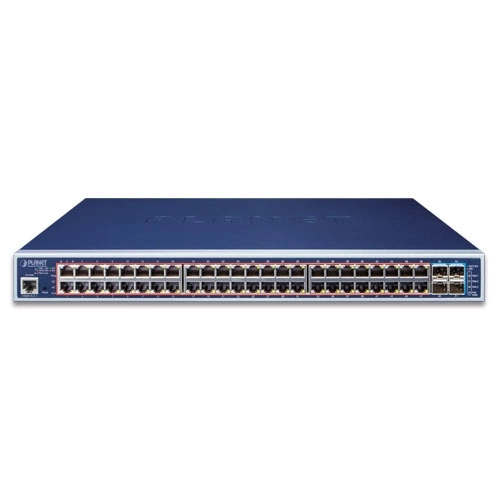 Commutateur Planet GS-5220-48P4X 48x 1Gb 4x SFP+