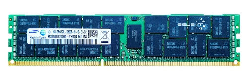 Mémoire RAM 1x 16GB Samsung ECC REGISTERED DDR3 2Rx4 1333MHz PC3-10600 RDIMM | M393B2G70AH0-YH9