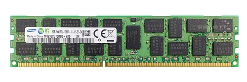 Mémoire RAM 1x 16GB Samsung ECC REGISTERED DDR3 1600MHz PC3-12800 RDIMM | M393B2G70DB0-YK0