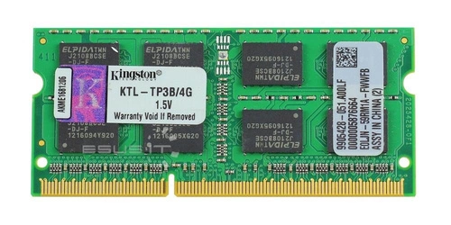 Mémoire RAM 1x 4GB Kingston SO-DIMM DDR3 1333MHz PC3-10600 | KTL-TP3B/4G