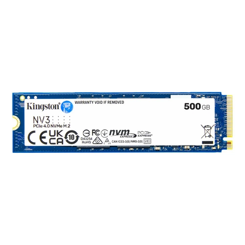 Disque dur SSD Kingston NV3 500GB M.2 NVMe 4.0 | SNV3S/500G
