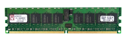 Mémoire RAM 1x 2GB Kingston ECC REGISTERED DDR2 400MHz PC2-3200 RDIMM | KFJ-RX200SR/2G