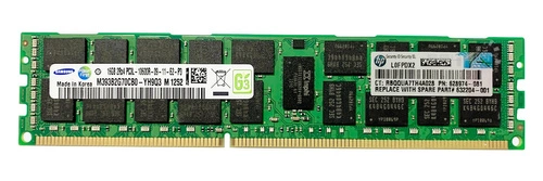 Mémoire RAM 1x 16GB Samsung ECC REGISTERED DDR3 2Rx4 1333MHz PC3-10600 RDIMM | M393B2G70CB0-YH9