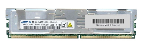 Mémoire RAM 1x 4GB Samsung FULLY BUFFERED DDR2 667MHz PC2-5300 FULLY BUFFERED | M395T5160CZ4-CE66