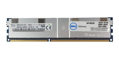 Mémoire RAM 1x 32GB Hynix LOAD REDUCED DDR3 1600MHz PC3-12800 LRDIMM | HMT84GL7AMR4A-PB