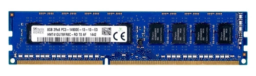 Mémoire RAM 1x 8GB Hynix ECC UNBUFFERED DDR3 1600MHz PC3-12800 UDIMM | HMT41GU7BFR8C-PB