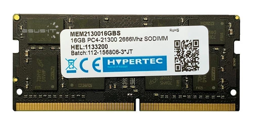 Mémoire RAM 1x 16GB HYPERTEC SO-DIMM DDR4 2666MHz PC4-21300 | MEM2130016GBS