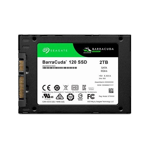 Disque dur SSD Seagate BarraCuda 2000GB 2.5'' SATA 6Gb/s | ZA2000CM1A003