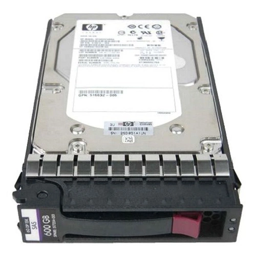 Disque dur HDD dédié au serveur HP 3.5'' 600GB 15000RPM SAS 6Gb/s 517354-001