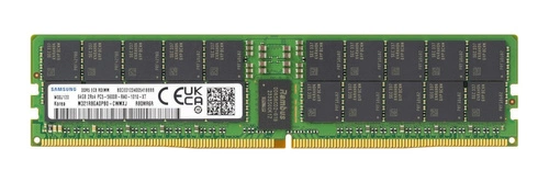 Mémoire RAM 1x 64GB Samsung ECC REGISTERED DDR5 2Rx4 5600MHz PC5-44800 RDIMM | M321R8GA0PB0-CWM