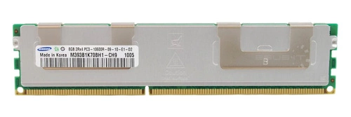 Mémoire RAM 1x 8GB Samsung ECC REGISTERED DDR3 1333MHz PC3-10600 RDIMM | M393B1K70BH1-CH9
