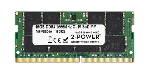 Mémoire RAM 1x 16GB 2-POWER SO-DIMM DDR4 2666MHz PC4-21300 | MEM5604S