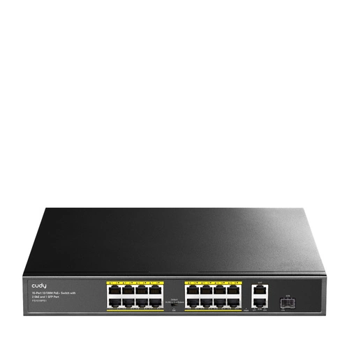 Commutateur Cudy FS1018PS1 16x 100Mb | 2x 1Gb 1x SFP 200 W PoE