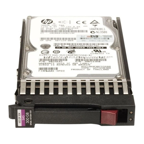 Disque dur HDD dédié au serveur HP 2.5'' 300GB 10000RPM SAS 6Gb/s 507284-001