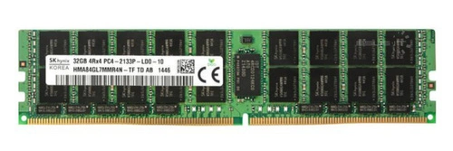 Mémoire RAM 1x 32GB HPE Proliant & Workstation DDR4 4Rx4 2133MHz ECC LOAD REDUCED DIMM | 790110-001