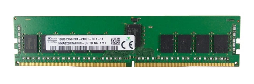 Mémoire RAM 1x 16GB Hynix ECC REGISTERED DDR4 2Rx8 2400MHz PC4-19200 RDIMM | HMA82GR7AFR8N-UH