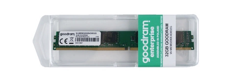 Mémoire RAM 1x 32GB GoodRAM ECC UNBUFFERED DDR4 3200MHz PC4-25600 UDIMM | W-MEM3200E4D832G