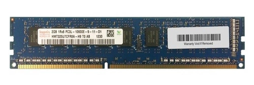 Mémoire RAM 1x 2GB Hynix ECC UNBUFFERED DDR3 1333MHz PC3-10600 UDIMM | HMT325U7BFR8A-H9