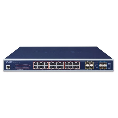 Commutateur Planet GS-5220-24PL4XR 16x 1Gb 4x RJ-45/SFP+ 600 W PoE+