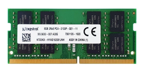 Mémoire RAM 1x 8GB Kingston SO-DIMM DDR4 2133MHz PC4-17000 | KTD3KX-HYA