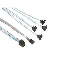 Supermicro Cable Cross-Over Mini SAS HD to 4 SATA, ​​0.7m | CBL-SAST-0823