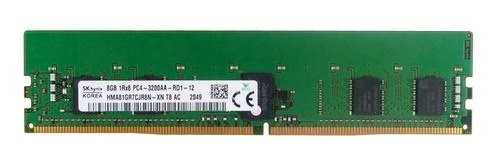 Mémoire RAM 1x 8GB Hynix ECC REGISTERED DDR4 1Rx8 3200MHz PC4-25600 RDIMM | HMA81GR7CJR8N-XN