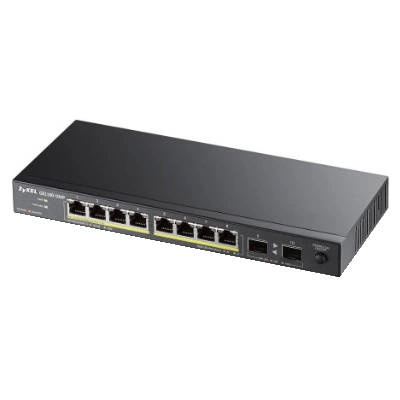 Switch Zyxel GS1100-10HP-EU0101F 8x 10/100/1000 2x SFP 240 W PoE+