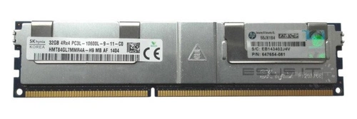 Mémoire RAM 1x 32GB Hynix LOAD REDUCED DDR3 1333MHz PC3-10600 LRDIMM | HMT84GL7MMR4A-H9