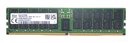 Mémoire RAM 1x 128GB Hynix ECC REGISTERED DDR5 2S2RX4 5600MHz PC5-44800 RDIMM | HMCT04AGERA197N