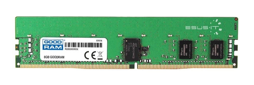 Mémoire RAM 1x 8GB GoodRAM ECC REGISTERED DDR4 2Rx8 2133MHz PC4-17000 RDIMM | W-MEM2133R4D88G