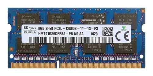 Mémoire RAM 1x 8GB Hynix SO-DIMM DDR3 1600MHz PC3-12800 | HMT41GS6AFR8A-PB