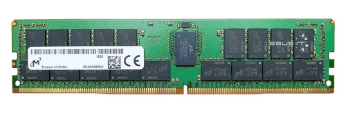 Mémoire RAM 1x 8GB Micron ECC REGISTERED DDR4 1Rx8 3200MHz PC4-25600 RDIMM | MTA9ASF1G72PZ-3G2