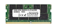 Mémoire RAM 1x 16GB 2-POWER SO-DIMM DDR4 2666MHz PC4-21300 | MEM5604A