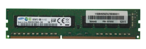 Mémoire RAM 1x 8GB Lenovo ThinkServer & System X DDR3 1600MHz ECC UNBUFFERED DIMM | 03T8262